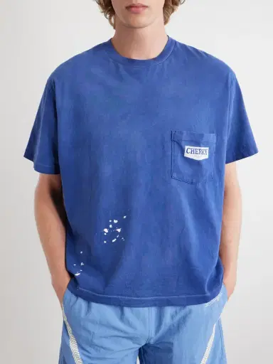 Cherry Los Angeles Paint-Splattered Cotton-Jersey T-Shirt - Men | Thumbnail 3