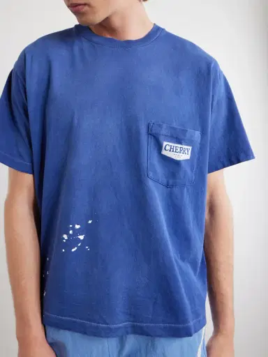 Cherry Los Angeles Paint-Splattered Cotton-Jersey T-Shirt - Men | Thumbnail 5