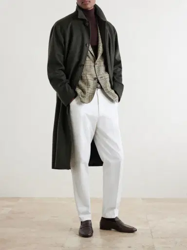 Caruso Rigoletto Wool Coat - Men | Thumbnail 2