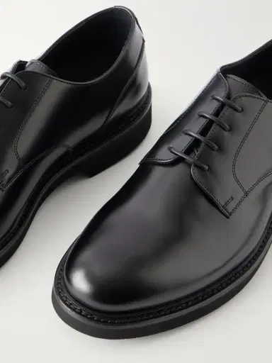 Canali Leather Derby Shoes - Men | Thumbnail 5
