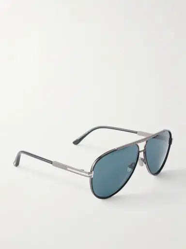 Tom Ford Rupert-02 Aviator-Frame Metal Sunglasses - Men | Thumbnail 4 Tom Ford Rupert-02 Aviator-Frame Metal Sunglasses - Men | Thumbnail 4