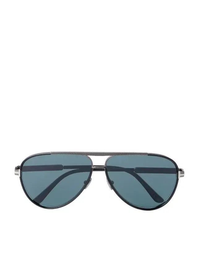 Tom Ford Rupert-02 Aviator-Frame Metal Sunglasses - Men