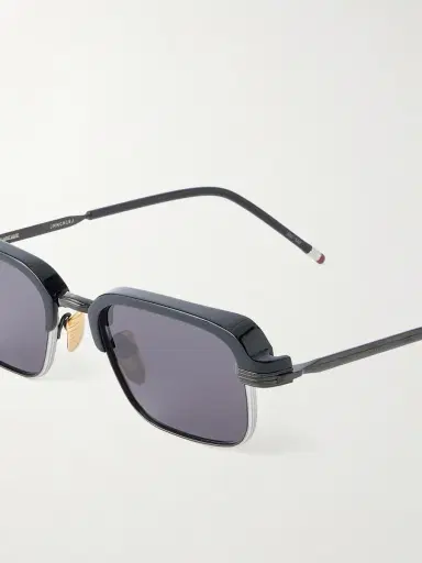 Jacques Marie Mage Comanche Square-Frame Titanium and Acetate Sunglasses - Men | Thumbnail 3