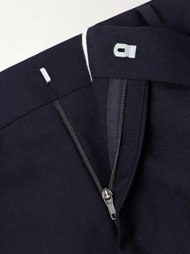 OFFICINE GÉNÉRALE Hugo Straight-Leg Pleated Virgin Wool Trousers - Men | Thumbnail 6 OFFICINE GÉNÉRALE Hugo Straight-Leg Pleated Virgin Wool Trousers - Men | Thumbnail 6