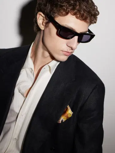Jacques Marie Mage Initials Square-Frame Acetate Sunglasses - Men | Thumbnail 2