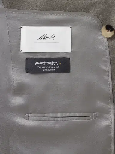 MR P. Double-Breasted Wool and Linen-Blend Suit Jacket - Men | Thumbnail 6