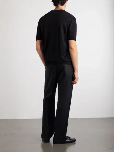 J. Mueser Knitted Linen and Cotton-Blend T-Shirt - Men | Thumbnail 4