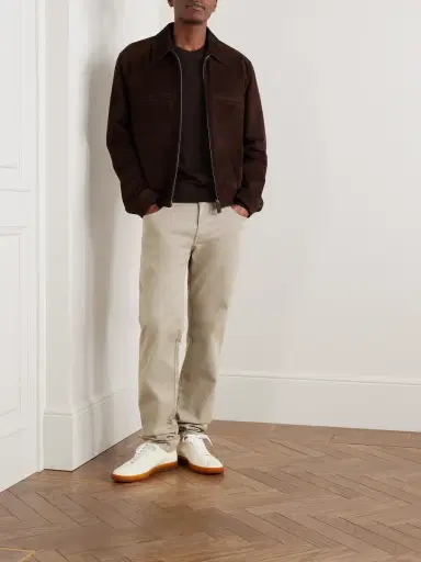 Purdey Slim-Fit Straight-Leg Cotton-Blend Twill Trousers - Men | Thumbnail 2