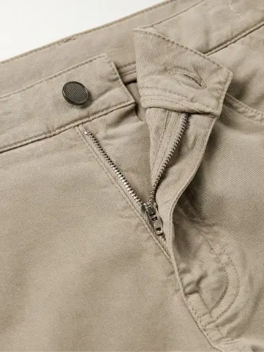 Purdey Slim-Fit Straight-Leg Cotton-Blend Twill Trousers - Men | Thumbnail 6