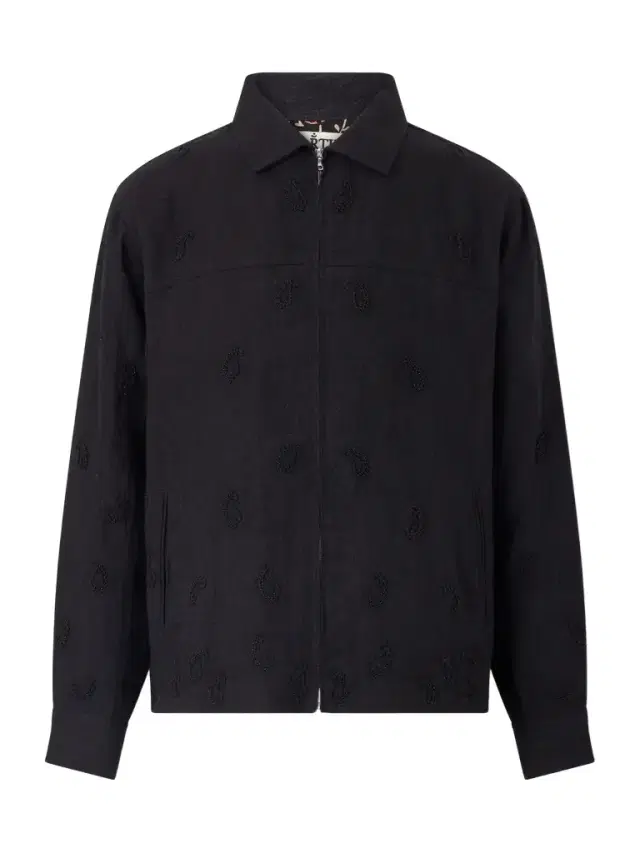 Kartik Research Embellished Linen Blouson Jacket - Men