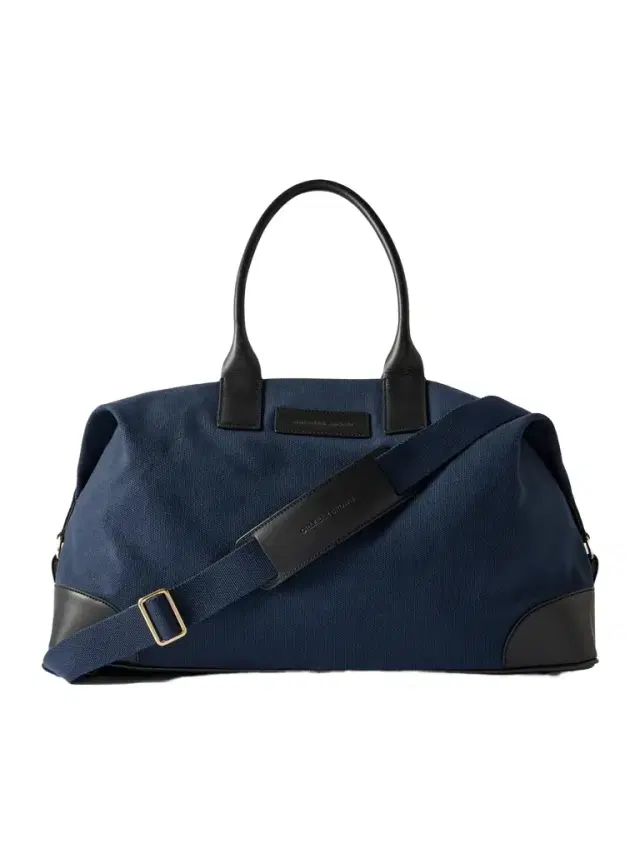 The Weekend Away Leather-Trimmed Cotton-Canvas Duffle Bag - Men