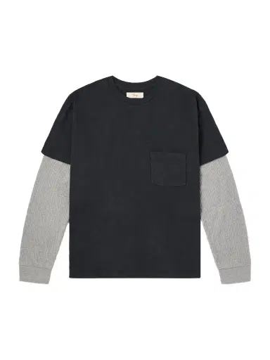 Cherry Los Angeles Waffle-Trim Cotton-Jersey T-Shirt - Men | Thumbnail 1 Cherry Los Angeles Waffle-Trim Cotton-Jersey T-Shirt - Men | Thumbnail 1
