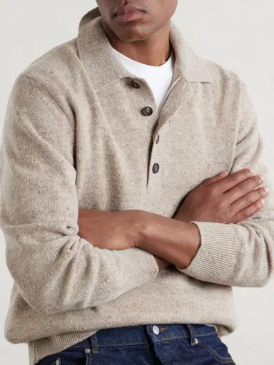 ELEVENTY Wool Polo Sweater - Men | Thumbnail 5