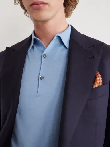 John Smedley Adrian Slim-Fit Sea Island Cotton Polo Shirt - Men | Thumbnail 5