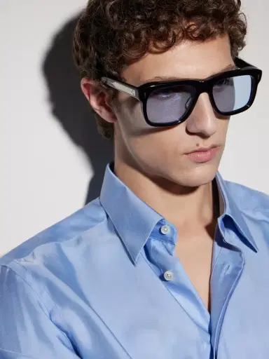 Jacques Marie Mage Yves Square-Frame Acetate Sunglasses - Men | Thumbnail 2