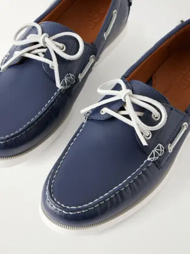 Polo Ralph Lauren Merton Leather Boat Shoes - Men | Thumbnail 5 Polo Ralph Lauren Merton Leather Boat Shoes - Men | Thumbnail 5