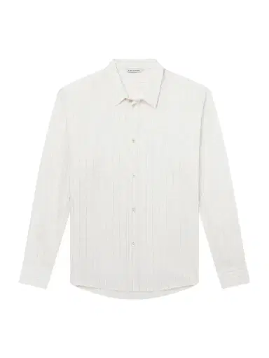 A Kind Of Guise Fulvio Pinstriped Cotton, Silk and Linen-Blend Shirt - Men | Thumbnail 1