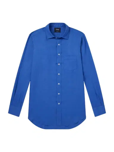 Drake's Linen Shirt - Men | Thumbnail 1 Drake's Linen Shirt - Men | Thumbnail 1