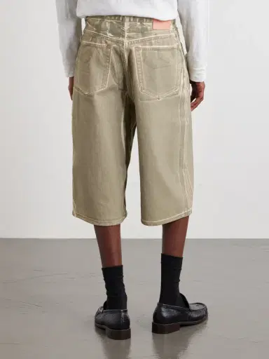 Acne Studios Judda U Lux Straight-Leg Printed Denim Shorts - Men | Thumbnail 4 Acne Studios Judda U Lux Straight-Leg Printed Denim Shorts - Men | Thumbnail 4