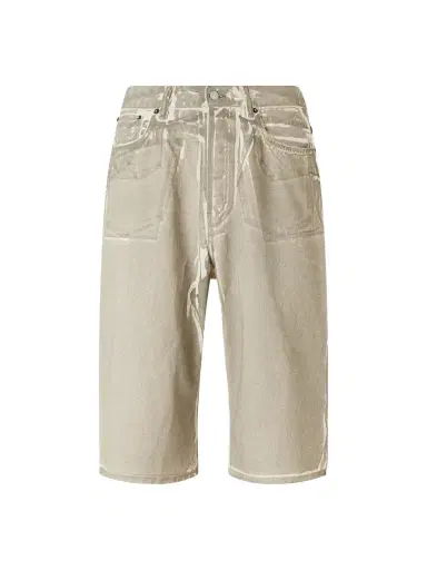 Acne Studios Judda U Lux Straight-Leg Printed Denim Shorts - Men | Thumbnail 1 Acne Studios Judda U Lux Straight-Leg Printed Denim Shorts - Men | Thumbnail 1