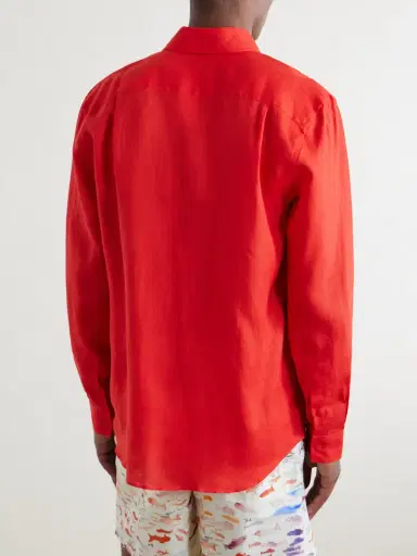 Vilebrequin Caroubis Linen Shirt - Men | Thumbnail 4