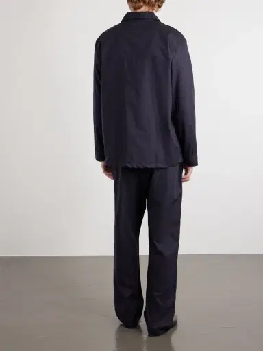 Derek Rose Paris 17 Cotton-Poplin Pyjama Set - Men | Thumbnail 4