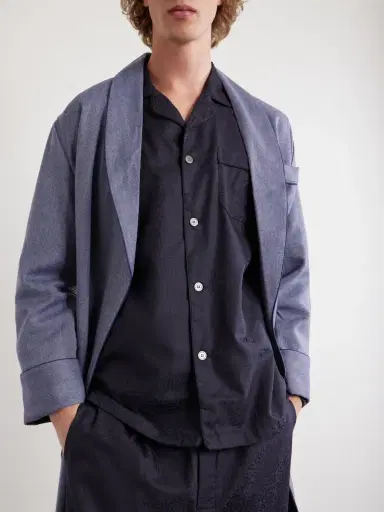 Derek Rose Paris 17 Cotton-Poplin Pyjama Set - Men | Thumbnail 6