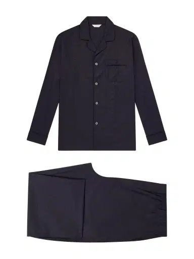 Derek Rose Paris 17 Cotton-Poplin Pyjama Set - Men | Thumbnail 1