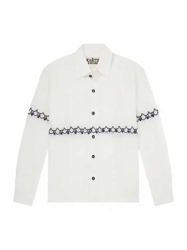 Kartik Research Embroidered Linen Shirt - Men