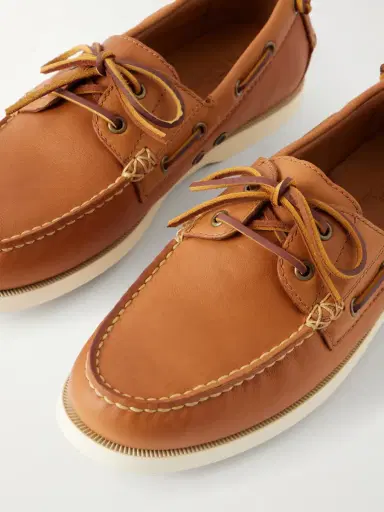 Polo Ralph Lauren Merton Leather Boat Shoes - Men | Thumbnail 5 Polo Ralph Lauren Merton Leather Boat Shoes - Men | Thumbnail 5