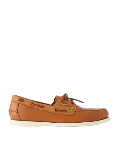 Polo Ralph Lauren Merton Leather Boat Shoes - Men | Thumbnail 1 Polo Ralph Lauren Merton Leather Boat Shoes - Men | Thumbnail 1