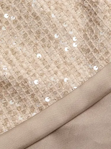 SACHIN BABI Women's Isla Sequinned-Bodice Short-Sleeve Gown - Dune Pewter | Thumbnail 7 SACHIN BABI Women's Isla Sequinned-Bodice Short-Sleeve Gown - Dune Pewter | Thumbnail 7