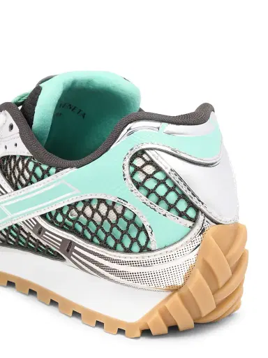 Bottega Veneta Men's Orbit Low-Top Sneakers - Green Oasis Espresso - Size 6 | Thumbnail 8