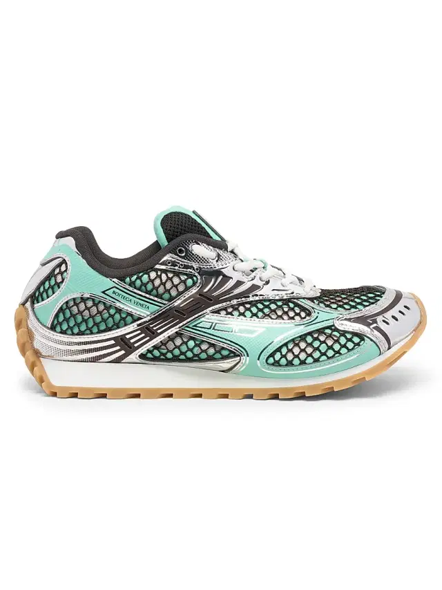 Bottega Veneta Men's Orbit Low-Top Sneakers - Green Oasis Espresso