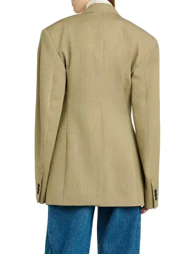 Bottega Veneta Women's Knot-Detail Wool-Blend Blazer | Thumbnail 5 Bottega Veneta Women's Knot-Detail Wool-Blend Blazer | Thumbnail 5