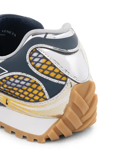 Bottega Veneta Men's Orbit Low-Top Sneakers - Taxi Denim - Size 13 | Thumbnail 8