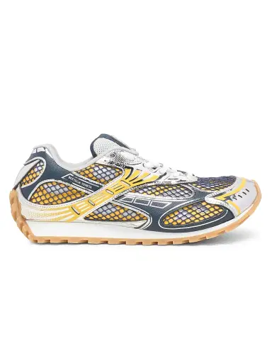 Bottega Veneta Men's Orbit Low-Top Sneakers - Taxi Denim - Size 13 | Thumbnail 1