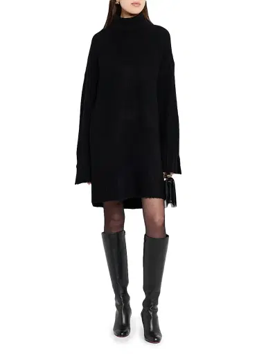Favorite Daughter Women's The St. James Wool-Blend Turtleneck Minidress | Thumbnail 3 Favorite Daughter Women's The St. James Wool-Blend Turtleneck Minidress | Thumbnail 3