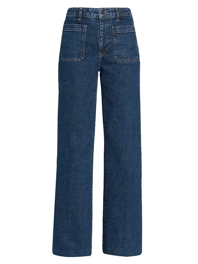FRAME Women's The Refined Patch Pocket Jeans - Saturn