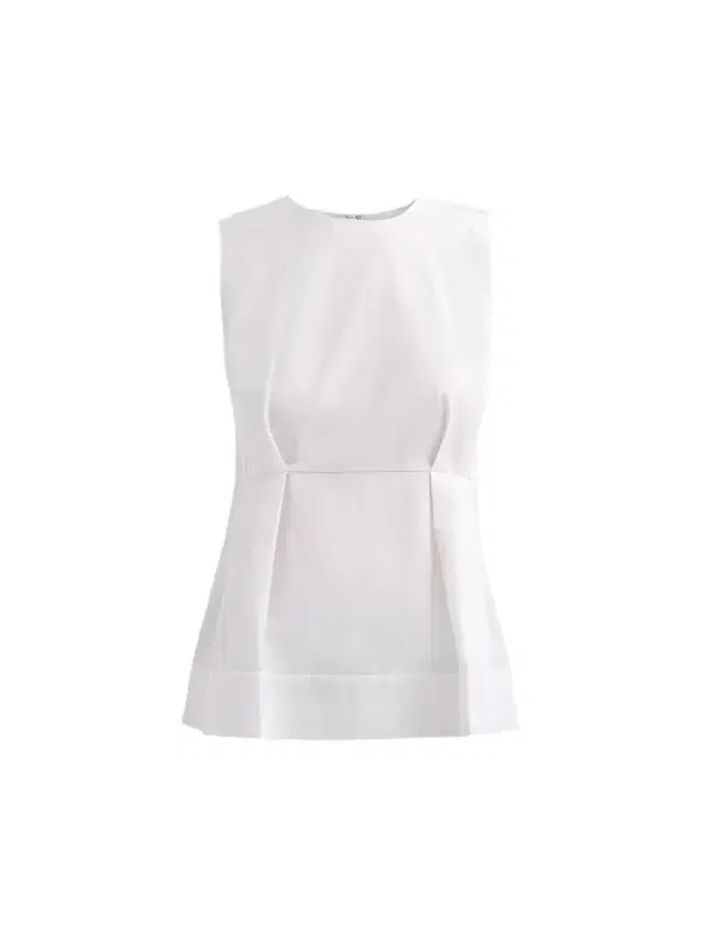 Vince Women's Paneled Cotton-Blend Top - Optic White