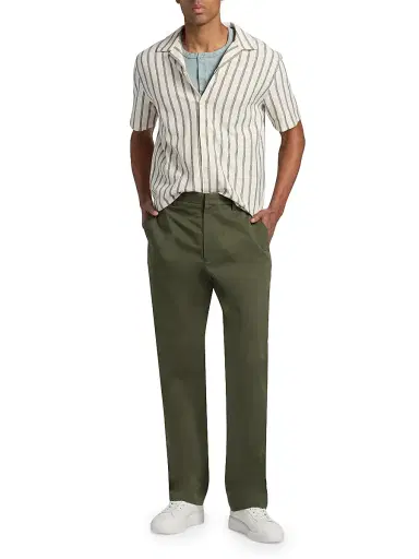 Vince Men's Louie Chino Pants - Coulter Green - Size 38 | Thumbnail 2