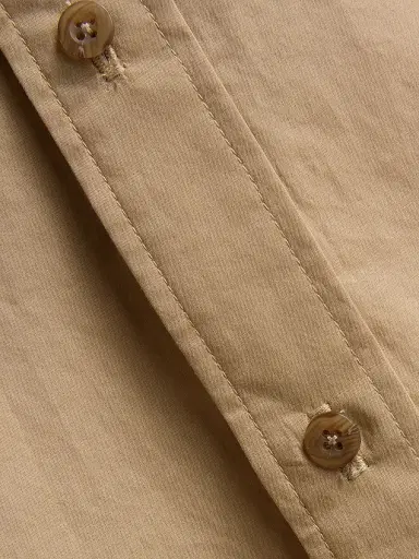 Vince Men's Poplin Separate Placket Button-Front Shirt - Beige - Size XXL | Thumbnail 7