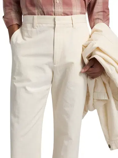 Vince Men's Louie Chino Pants - Blanco - Size 38 | Thumbnail 6