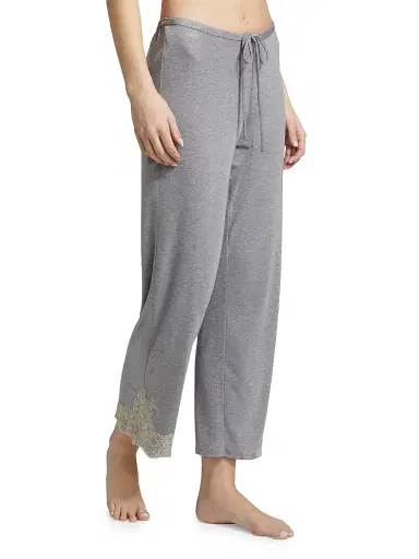 Natori Women's 2-PieceLux Shangrila Pajama Set - Grey - Size XL | Thumbnail 4 Natori Women's 2-PieceLux Shangrila Pajama Set - Grey - Size XL | Thumbnail 4