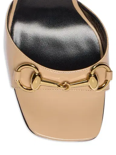 Gucci Women's Signora 85MM Leather Sandals - Rose Mole - Size 10.5 | Thumbnail 5