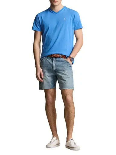 Polo Ralph Lauren Men's Logo Cotton T-Shirt - New England Blue | Thumbnail 2