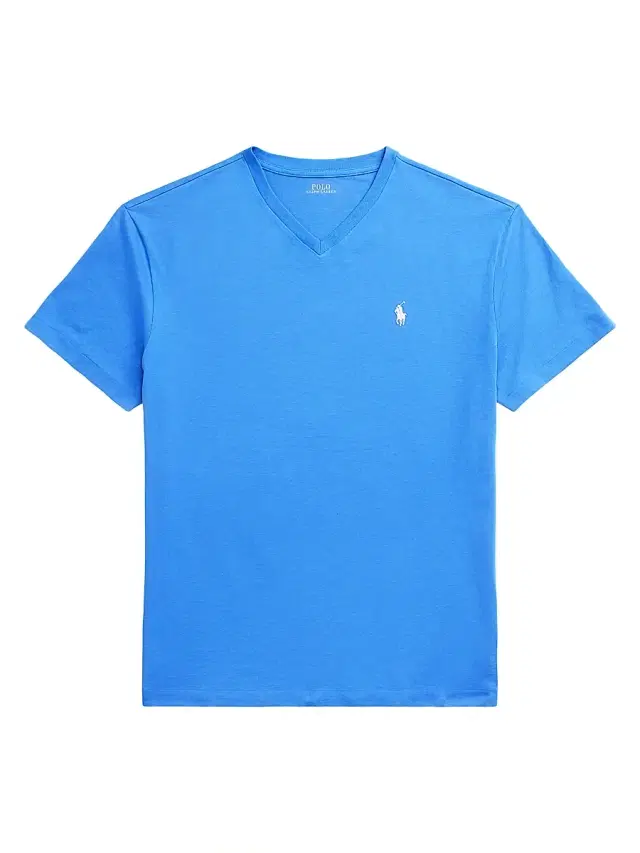Men's Logo Cotton T-Shirt - New England Blue