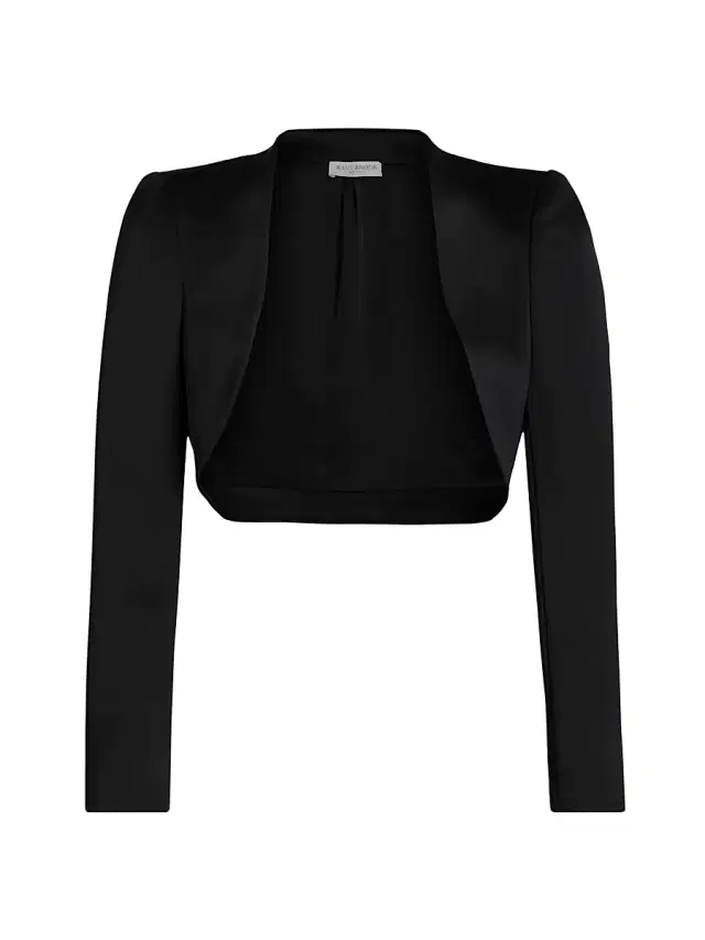 Ramy Brook Women's Gia Open-Front Capelet - Black