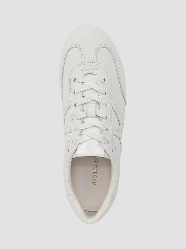 Veronica Beard Women's Riviera Logo Leather Low-Top Sneakers - Coconut - Size 12 | Thumbnail 4 Veronica Beard Women's Riviera Logo Leather Low-Top Sneakers - Coconut - Size 12 | Thumbnail 4