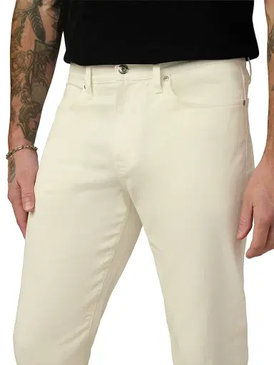 Joe's Jeans Men's Brixton Luxe Twill Straight-Leg Jeans - Coconut Milk - Size 44 | Thumbnail 6